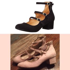 Zigi Soho Blush Suede Heels